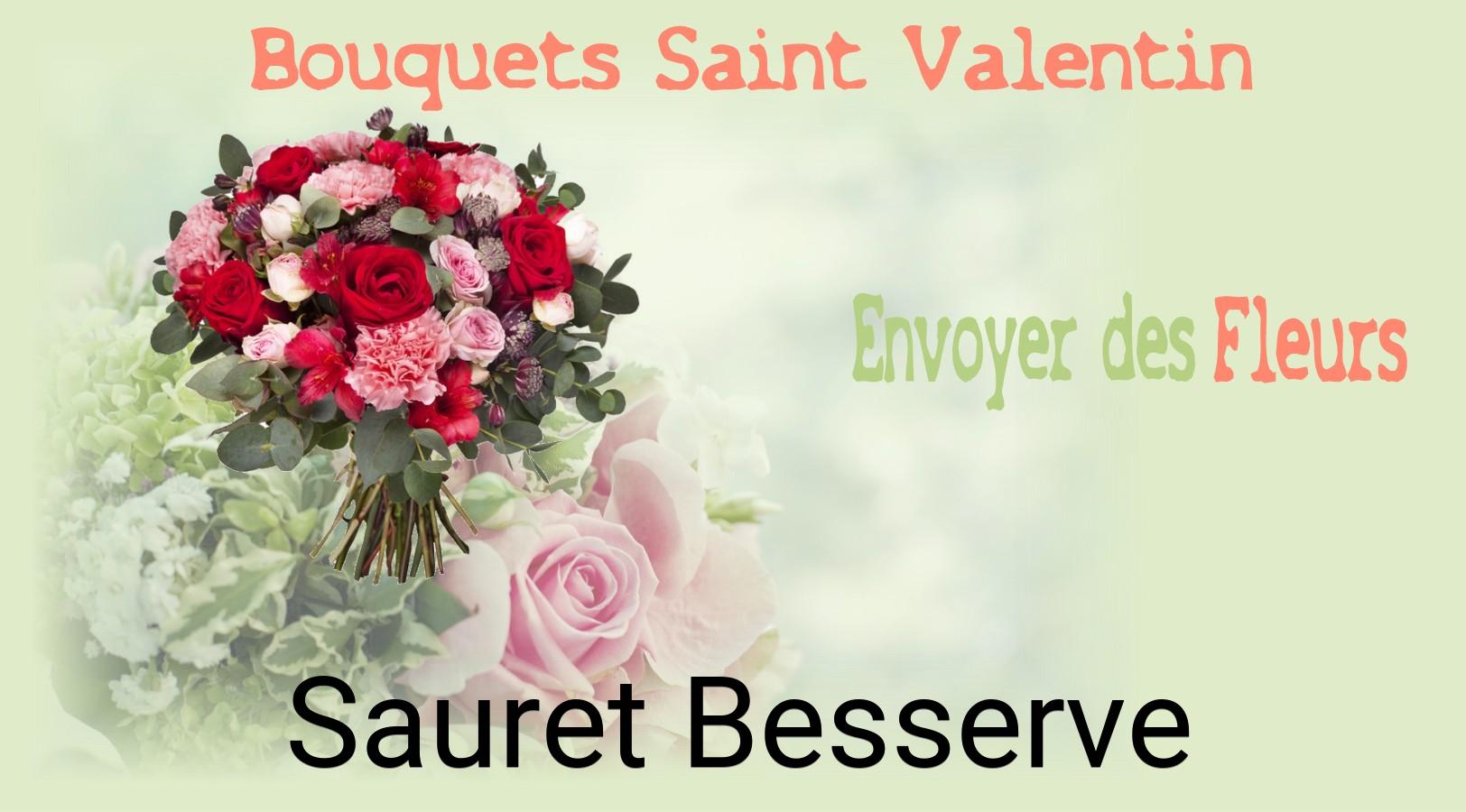 Roses de Saint-Valentin livrées à Sauret-Besserve